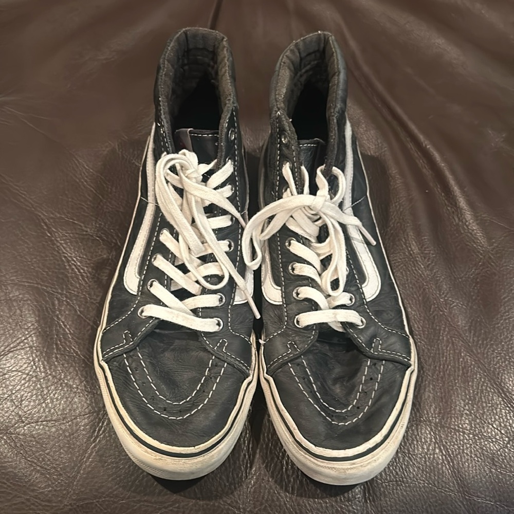 Vans Sk8-Hi Slim Leather High Top Skate Shoes M7.5/W9.0